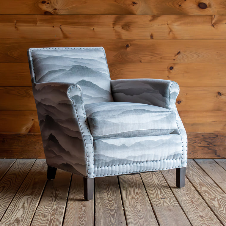 Iroquois Arm Chair in Elevation Fog