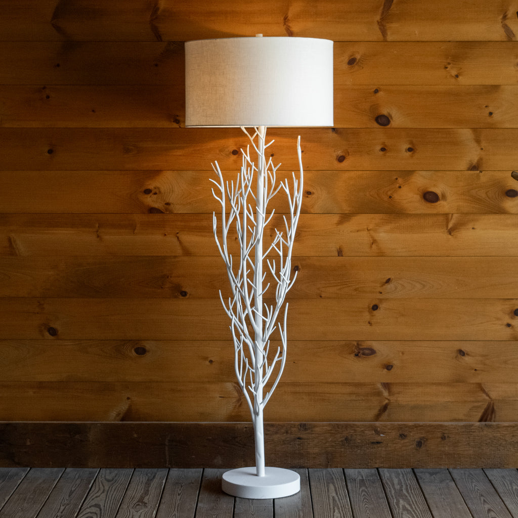 White tree floor lamp sales
