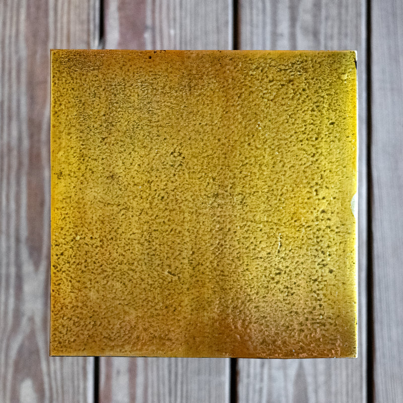 Square Iron Drink Table with Aluminum-Plated Top