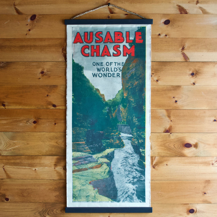 Ausable Chasm Wall Chart | Dartbrook Signature Collection