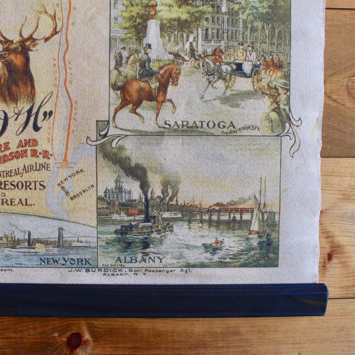 deleware and Hudson hanging wall canvas