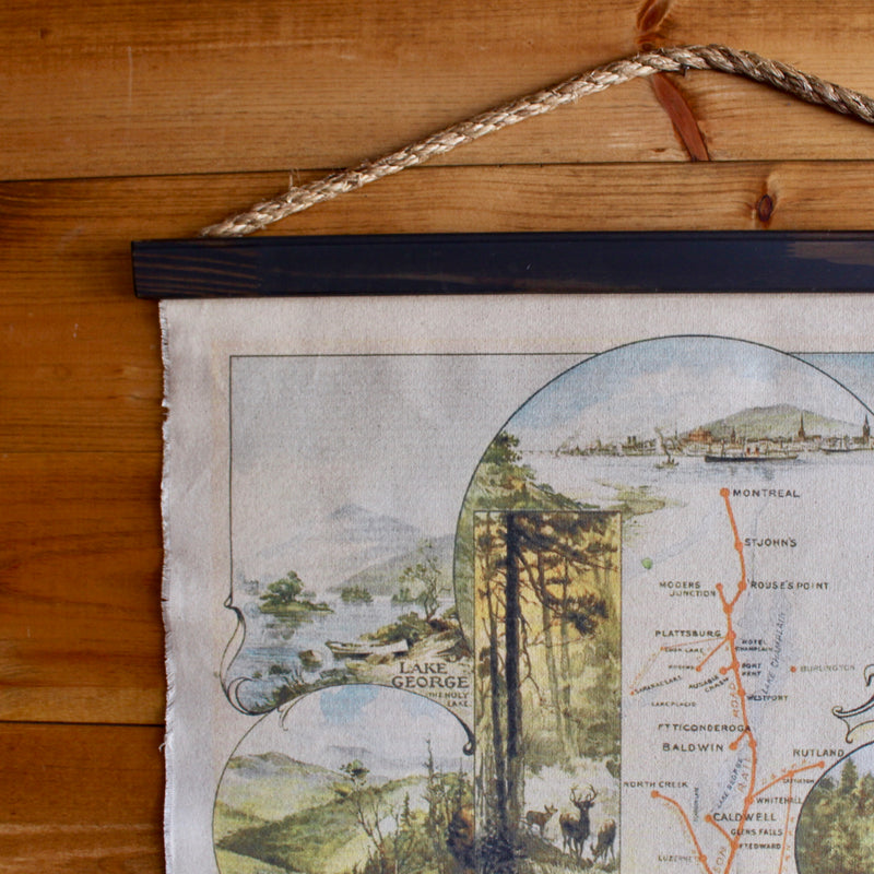 deleware and Hudson hanging wall canvas