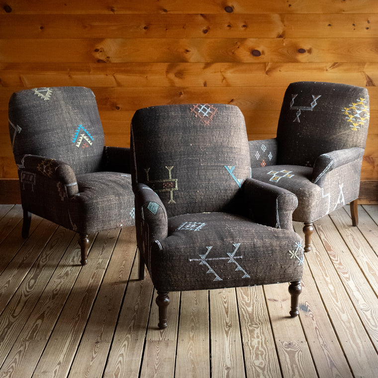 Thinking Chair in Moroccan Rug