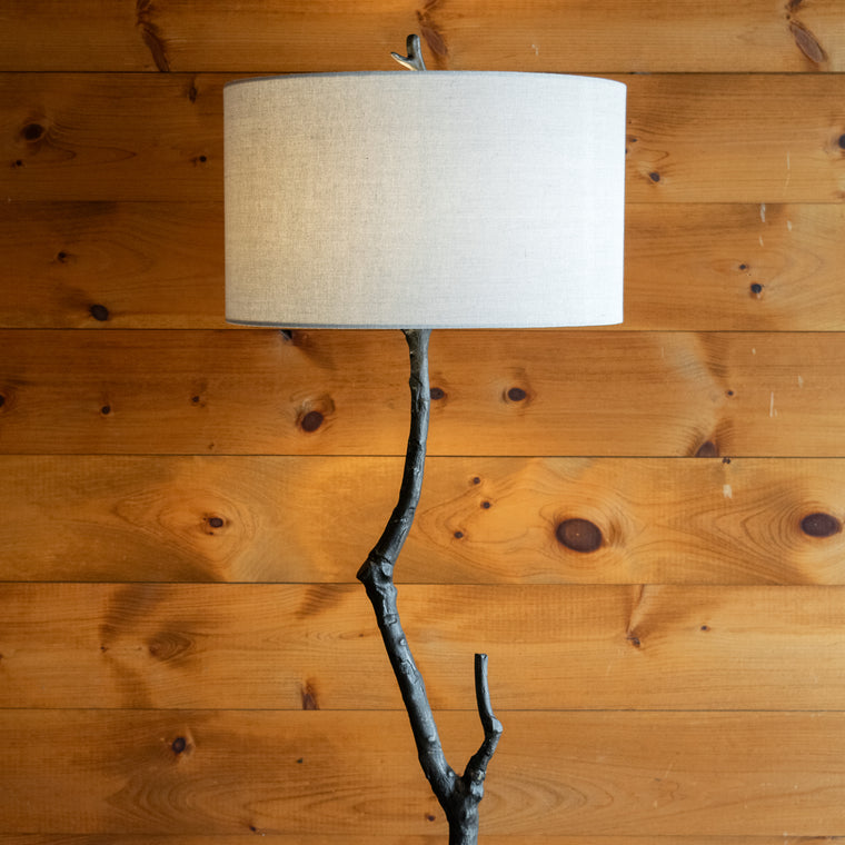 Boreal Cast Iron Tree Floor Lamp, Base Detail