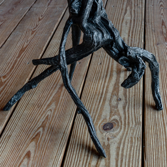 Marble Top Iron Table, Root Base Detail