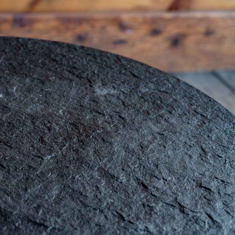 Marble Top Iron Table, Root Base Detail