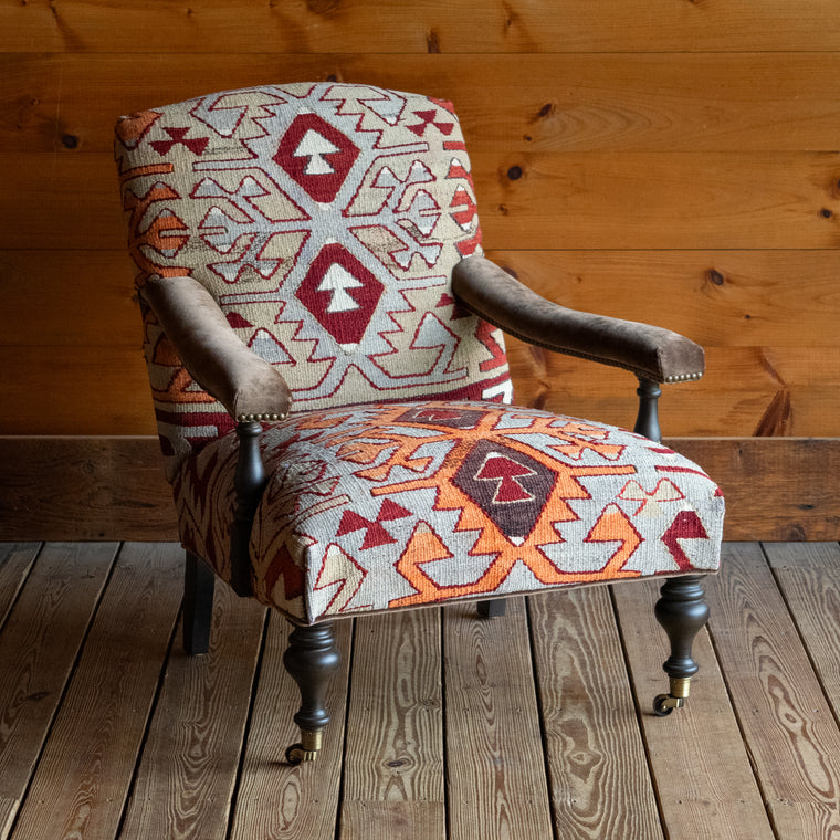 Rug Upholstered Lounge Chair