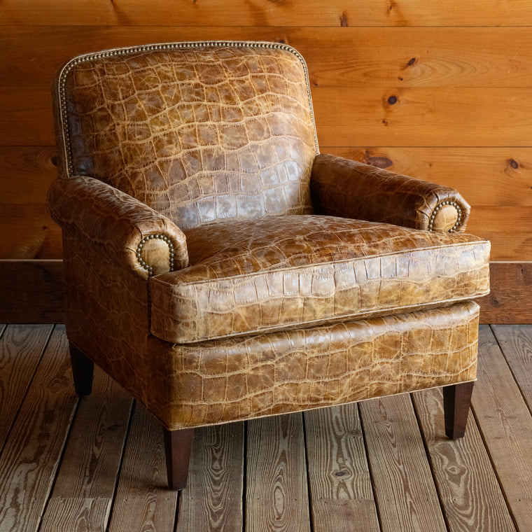 Eugene Club Chair in Augie Honey