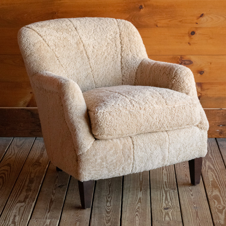 Gatsby Chair in Shearling