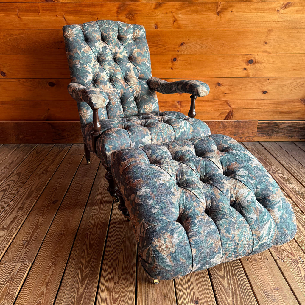 Finley Tufted Chair & Ottoman