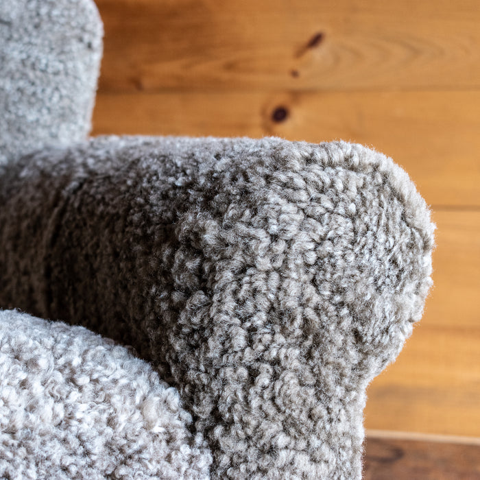 Shearling Armchair Fine Texture Detail