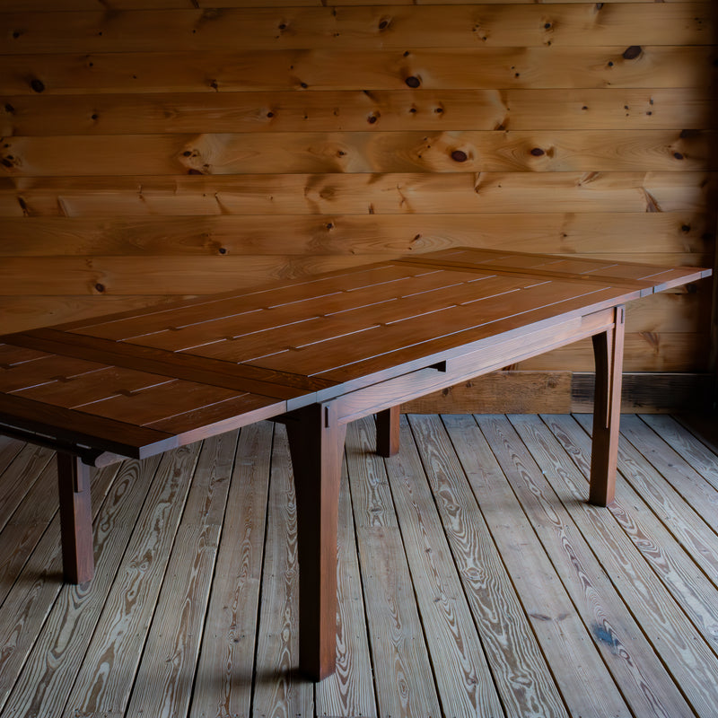 Stickley Mission Drawtop Dining Table,  Extended Leaves