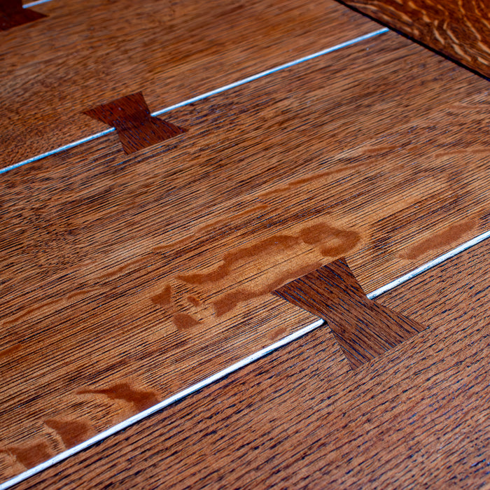 Stickley Mission Drawtop Dining Table, Top Detail