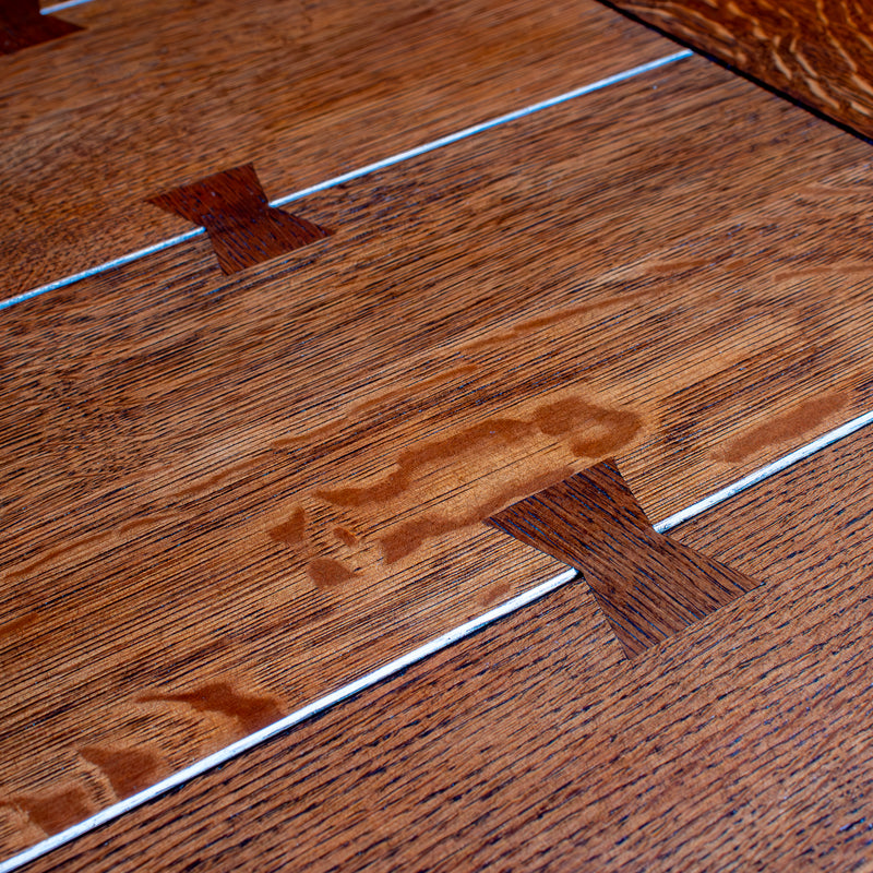 Stickley Mission Drawtop Dining Table, Top Detail