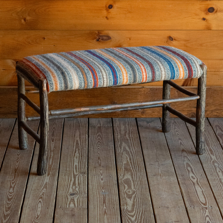 Winslow Bench with Wool Kilim Seat | Dartbrook Signature Collection