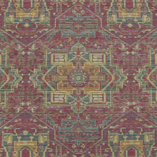 Red Rug Pattern Fabric