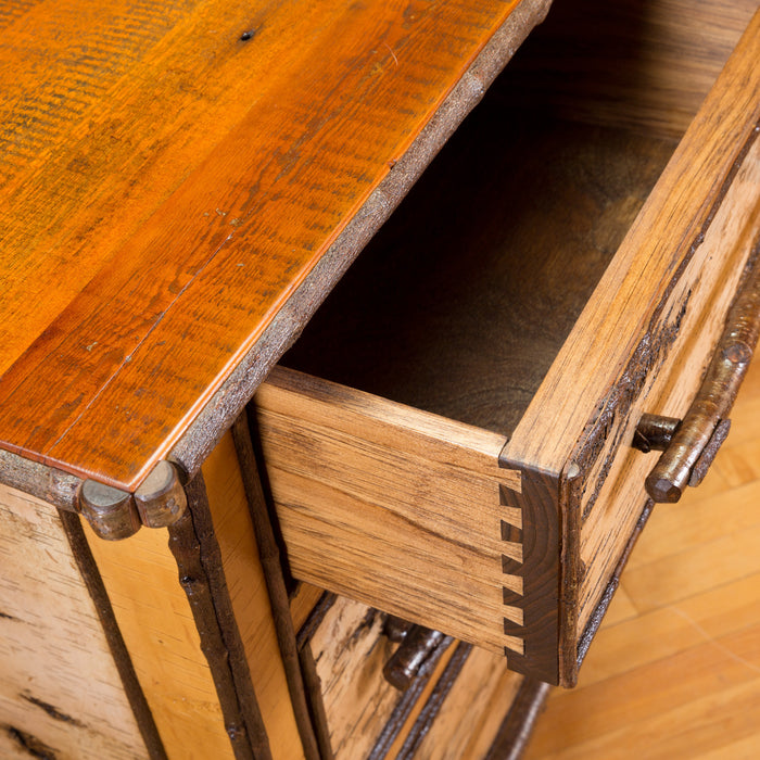 Rustic Birch Dresser 