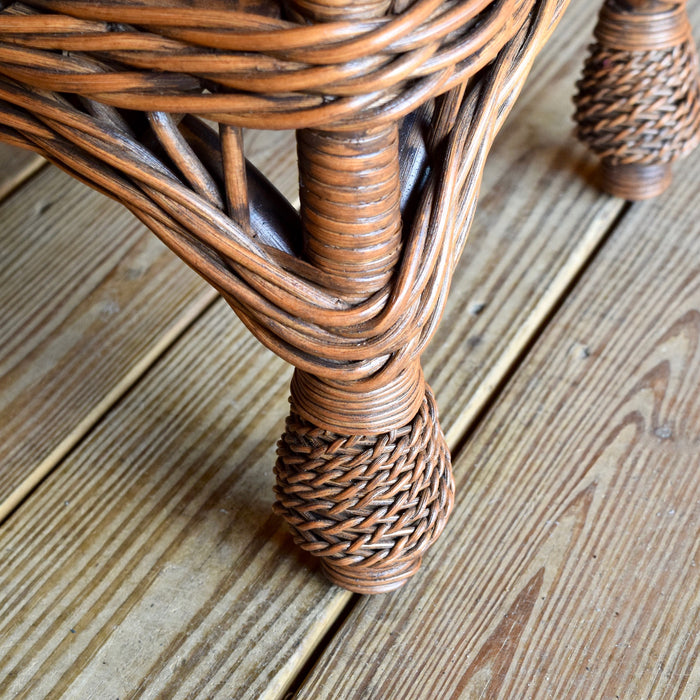 Wicker Pocket/Magazine Table