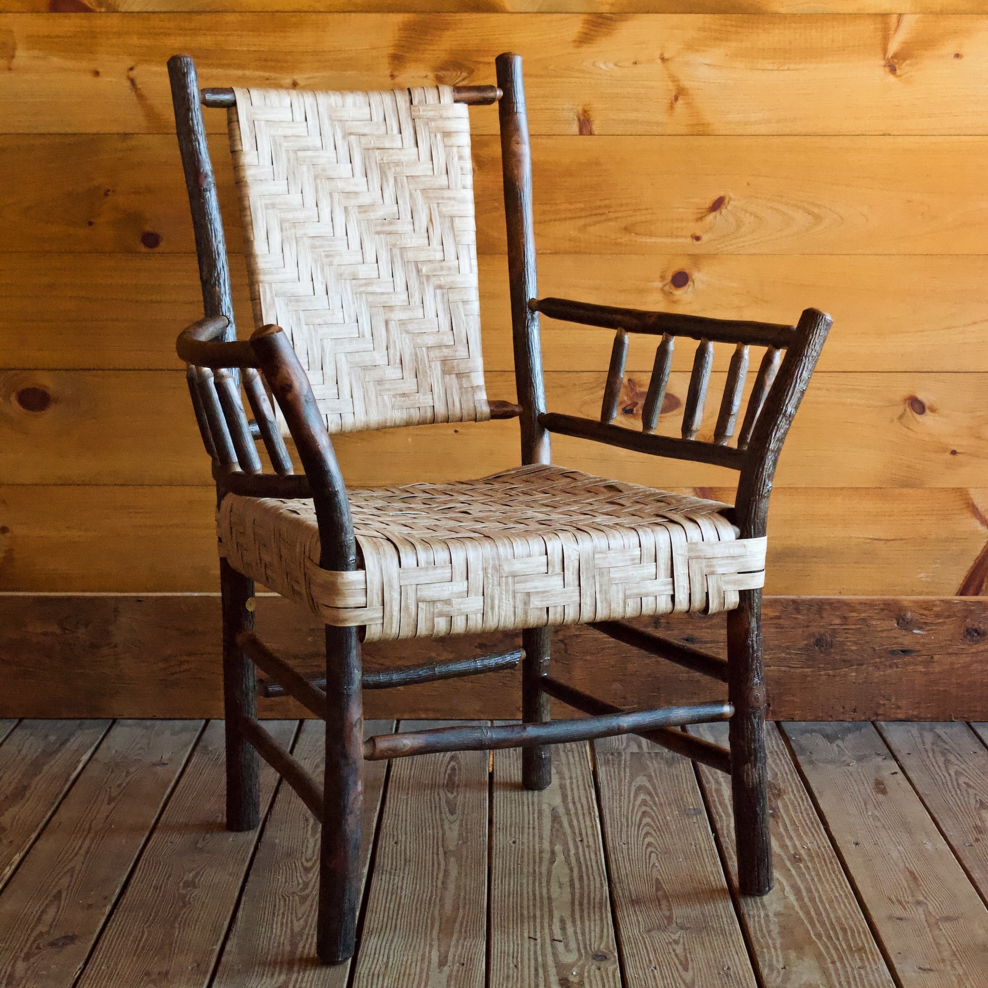 Keene Valley Chair in Hickory and Splint Dartbrook Signature Collection