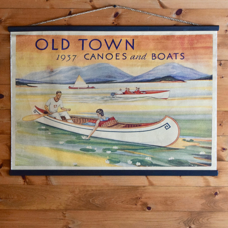 Old Town Canoe Wall Chart | Dartbrook Signature Collection