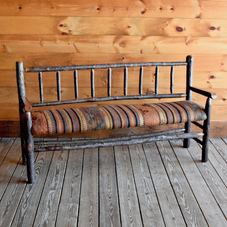 Footboard Bench with Vintage Kilim Seat | Dartbrook Signature Collection