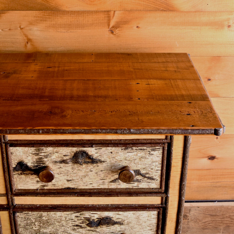 Birch, Willow and Barnwood Dresser with 7 Drawers 