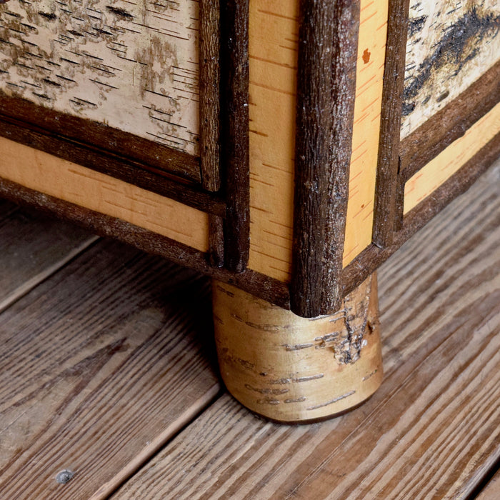 Birch, Willow and Barnwood Dresser with 7 Drawers 