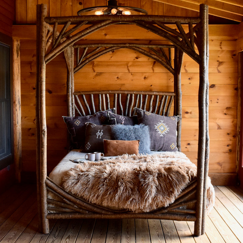 tent bed Rustic Canopy Bed