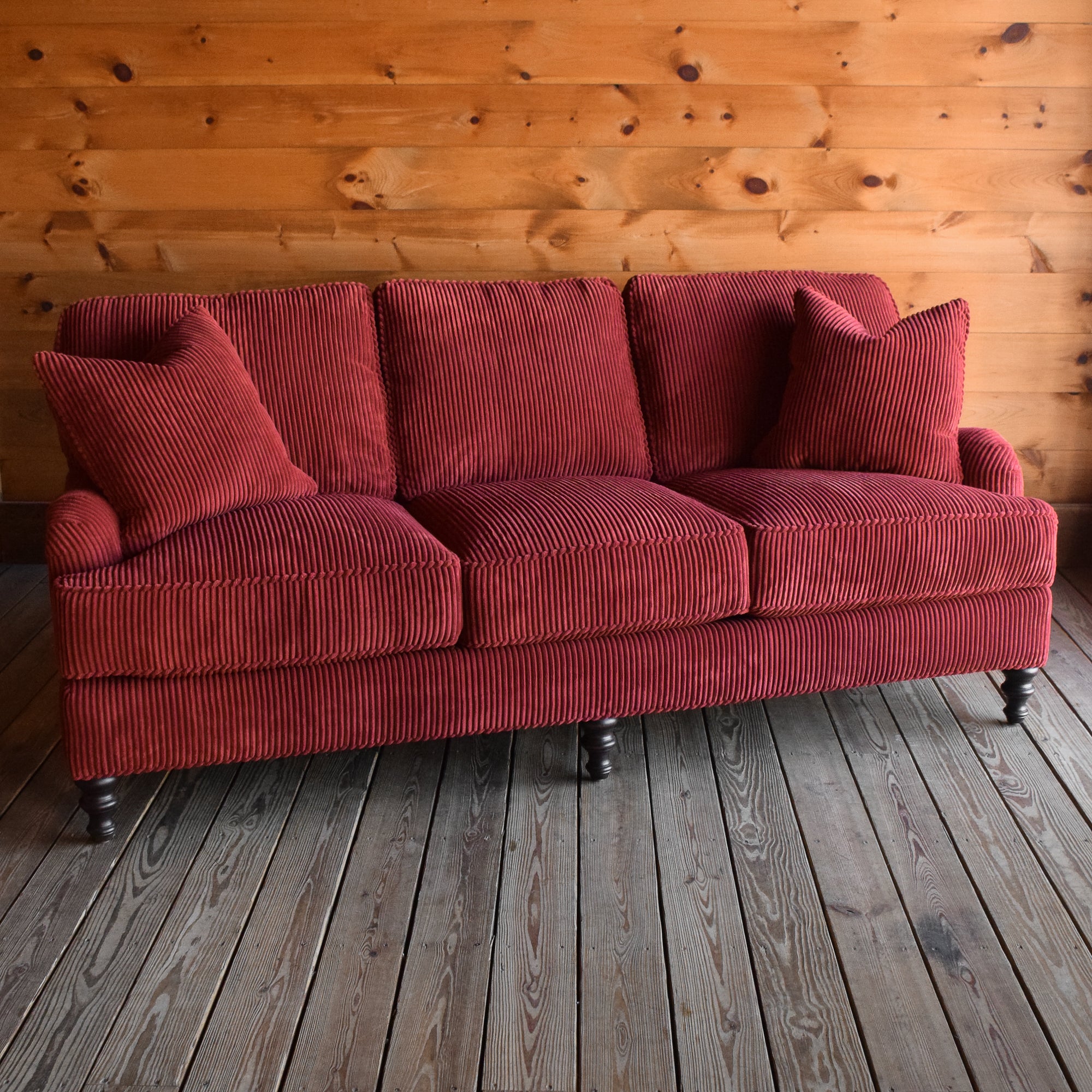 Vintage rolled arm shop sofa