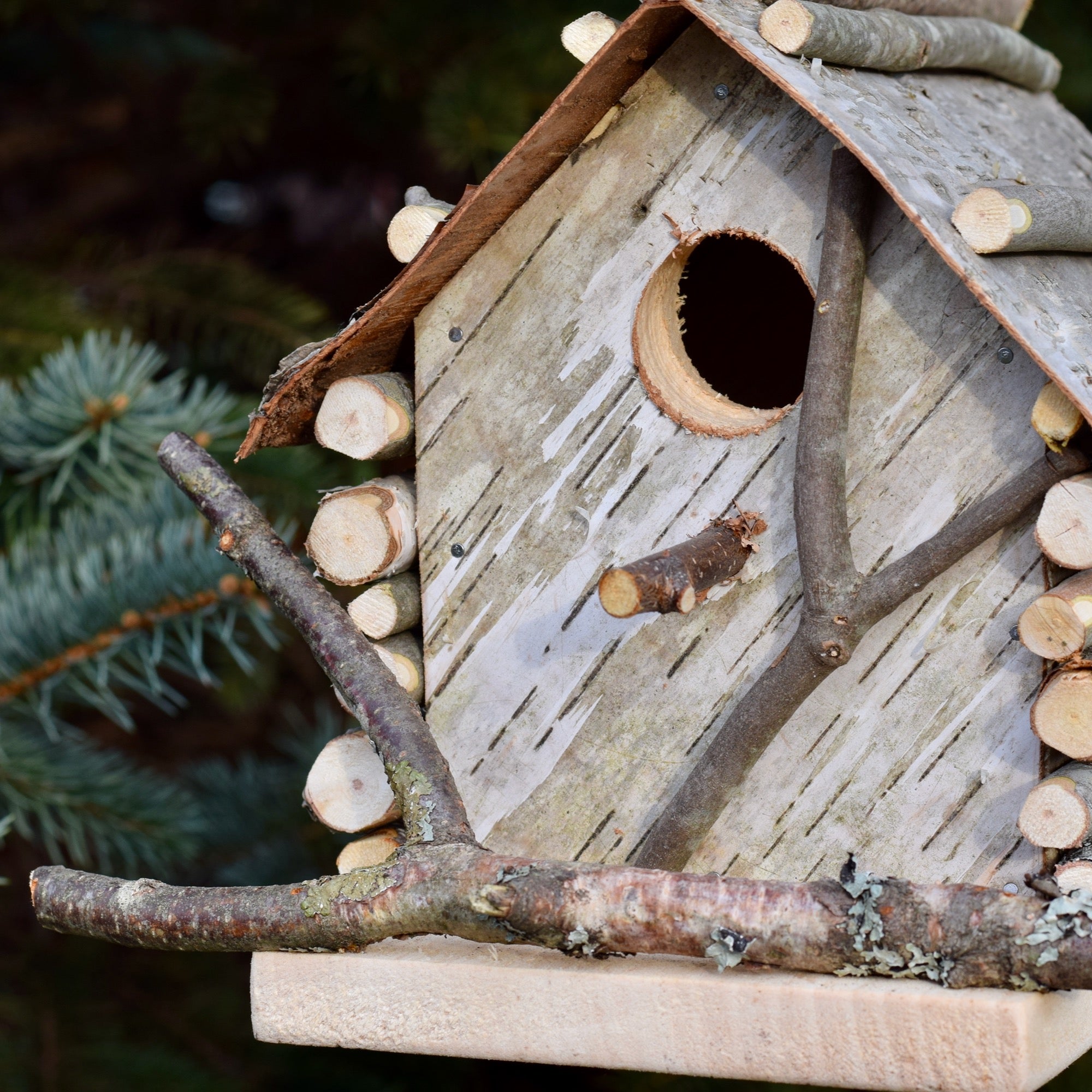 Rustic Wooden Bird Houses