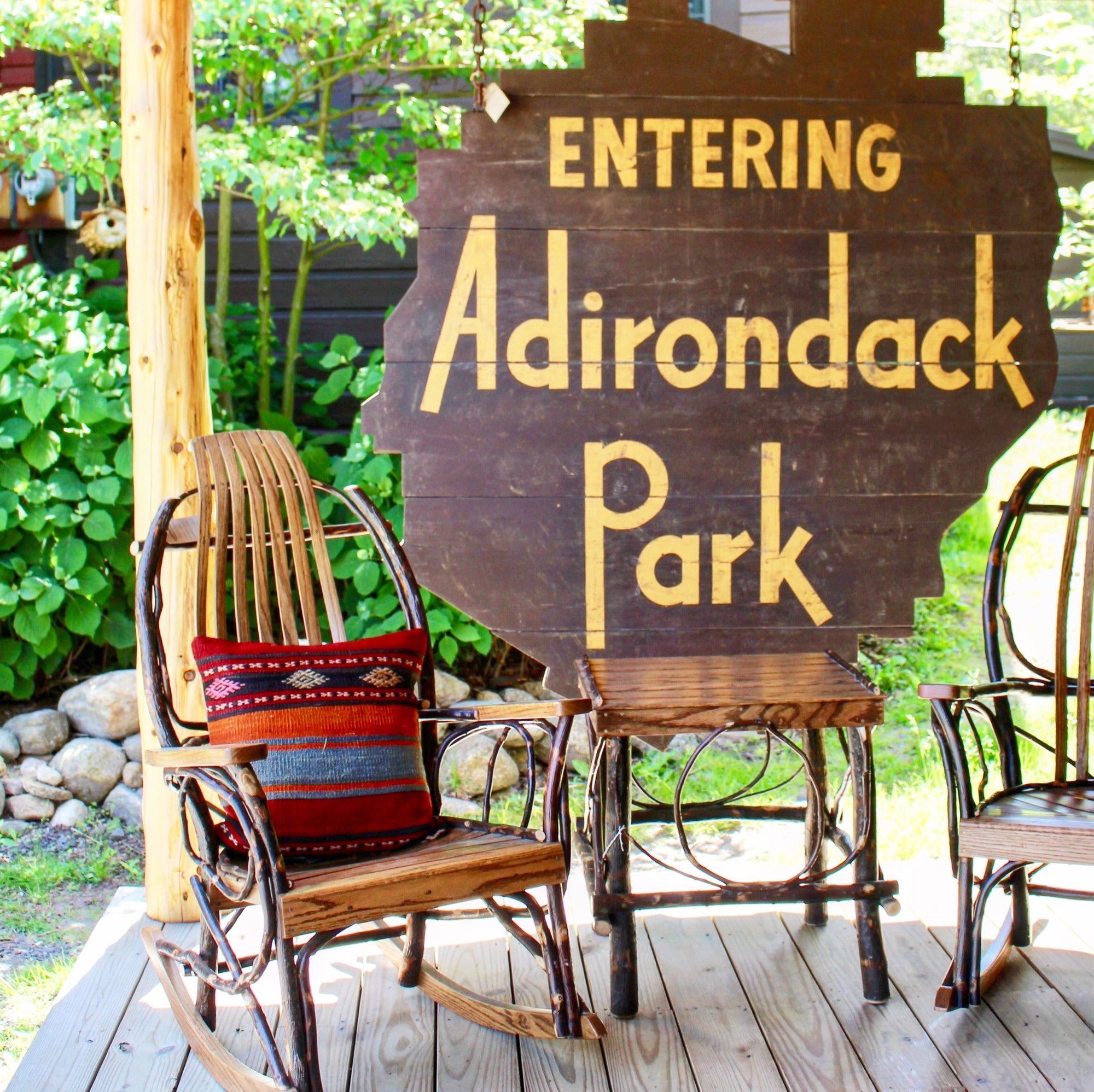 Adirondack Park Sign | Custom Rustic Furniture – Dartbrook Rustic Goods