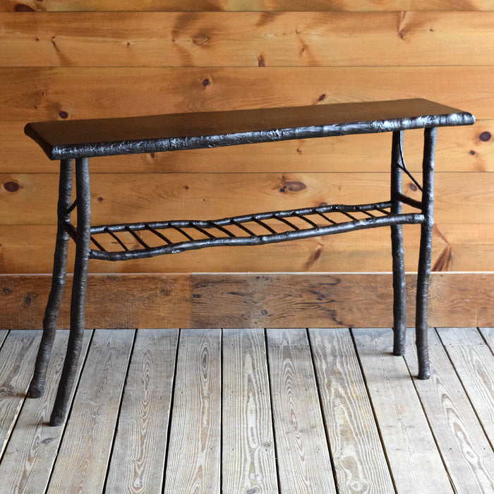 Rustic Twig and Branch Sofa Console Table 48"