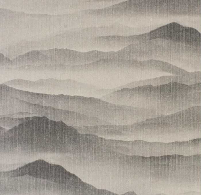Cotton and Linen Blend Fabric, Elevation Fog