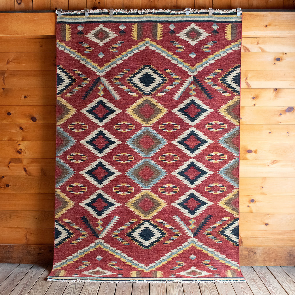 Hand Woven Soumak Wool Rug