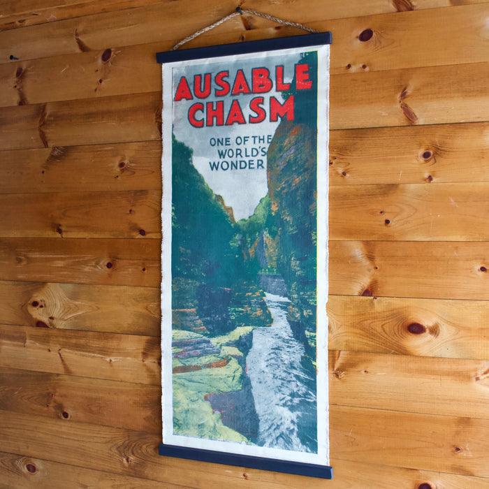 Ausable Chasm Canvas Wall Chart Poster