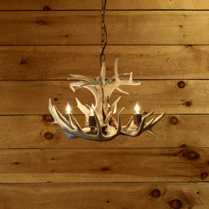 Rustic Whitetail Antler Chandelier 