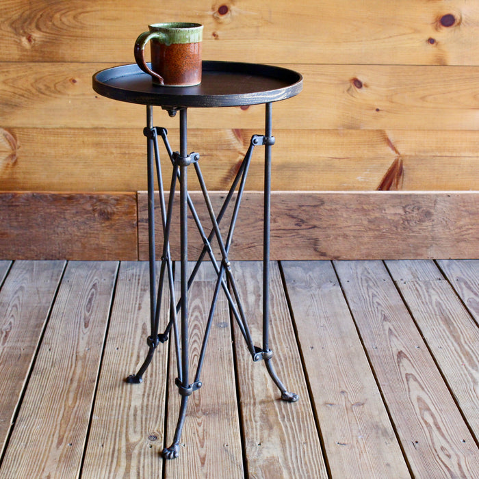 Claw Foot Metal Side Table