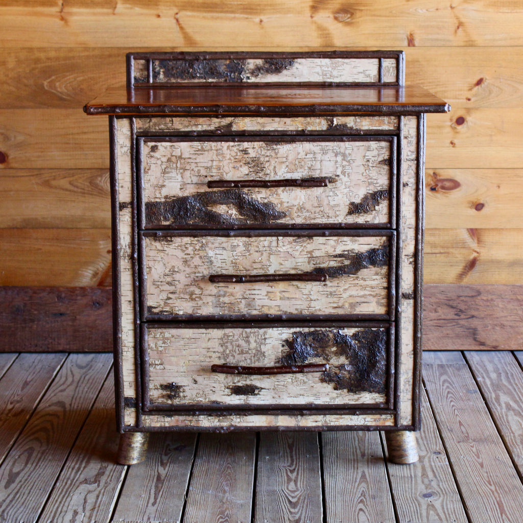 Rustic Hawk Island Birch Dresser 