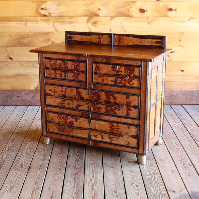 Deer Island Rustic Birch Dresser 