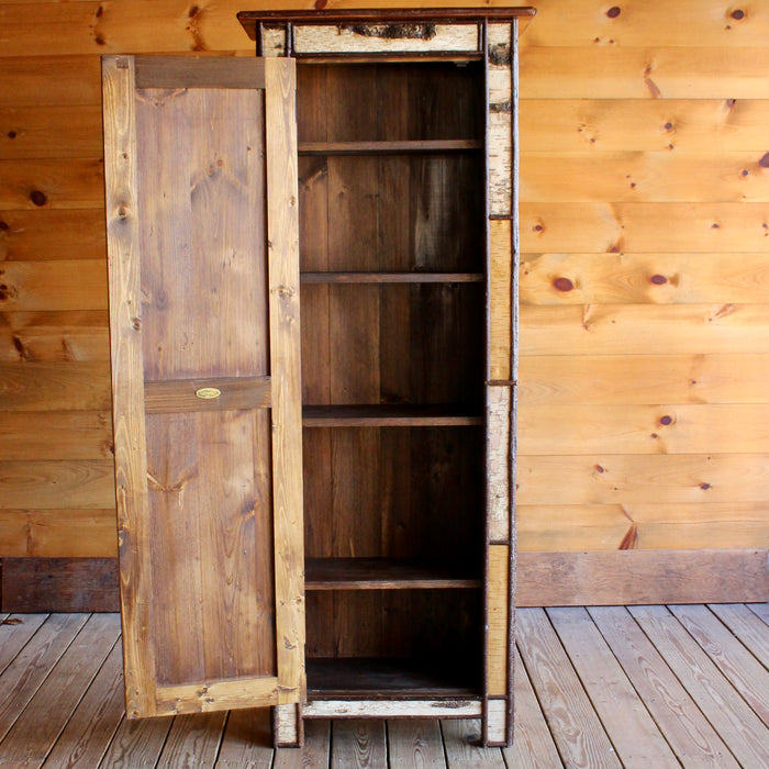 Adirondack Rustic Birch Pantry