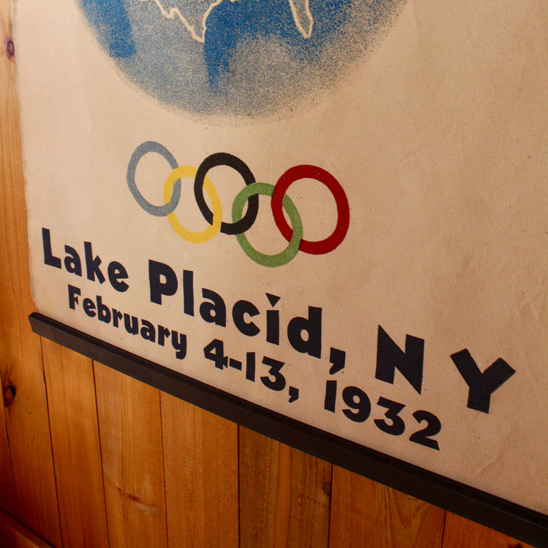 1932 lake placid winter olympic wall canvas