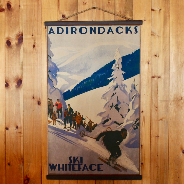 Ski Whiteface Wall Chart | Dartbrook Signature Collection