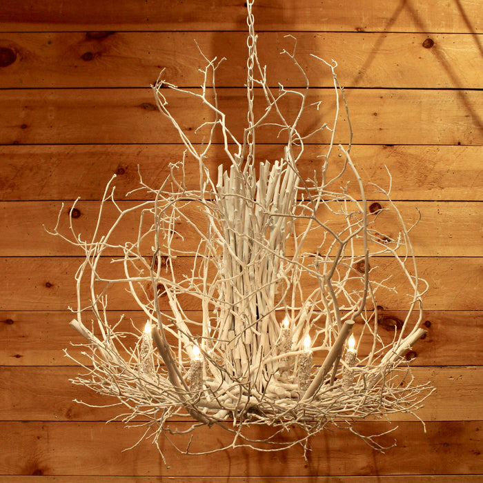 Frosted Gothics Twig Chandelier | 6-Light