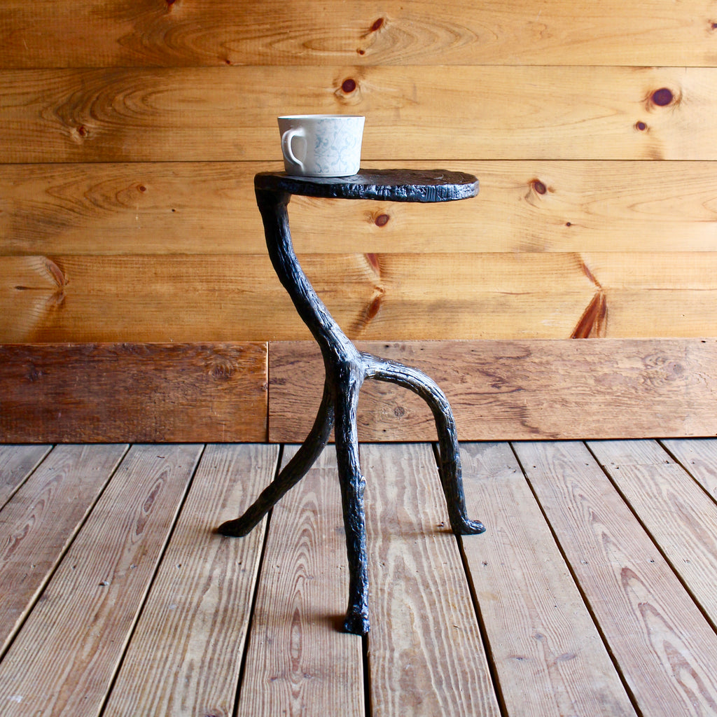 Iron Tree Side Table