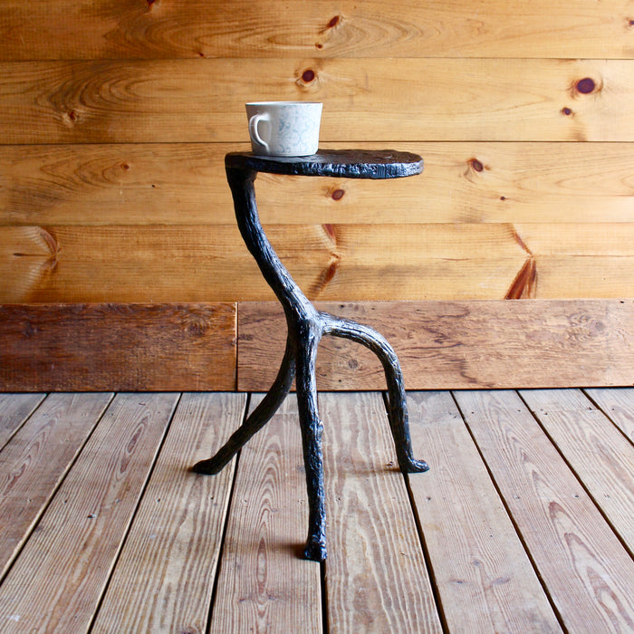 Iron Tree Side Table
