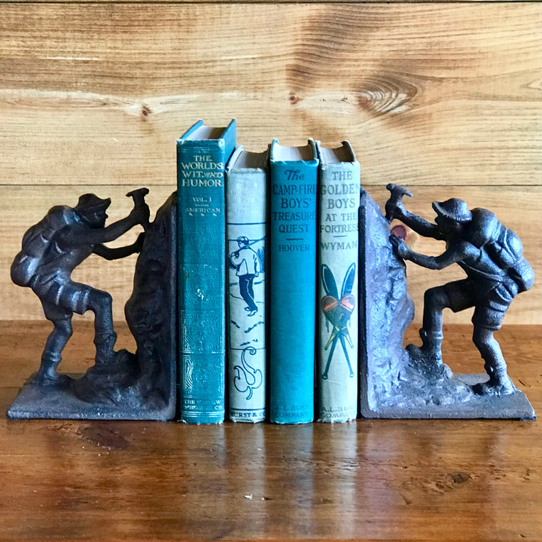 Iron Climber Bookends | Dartbrook Signature Collection