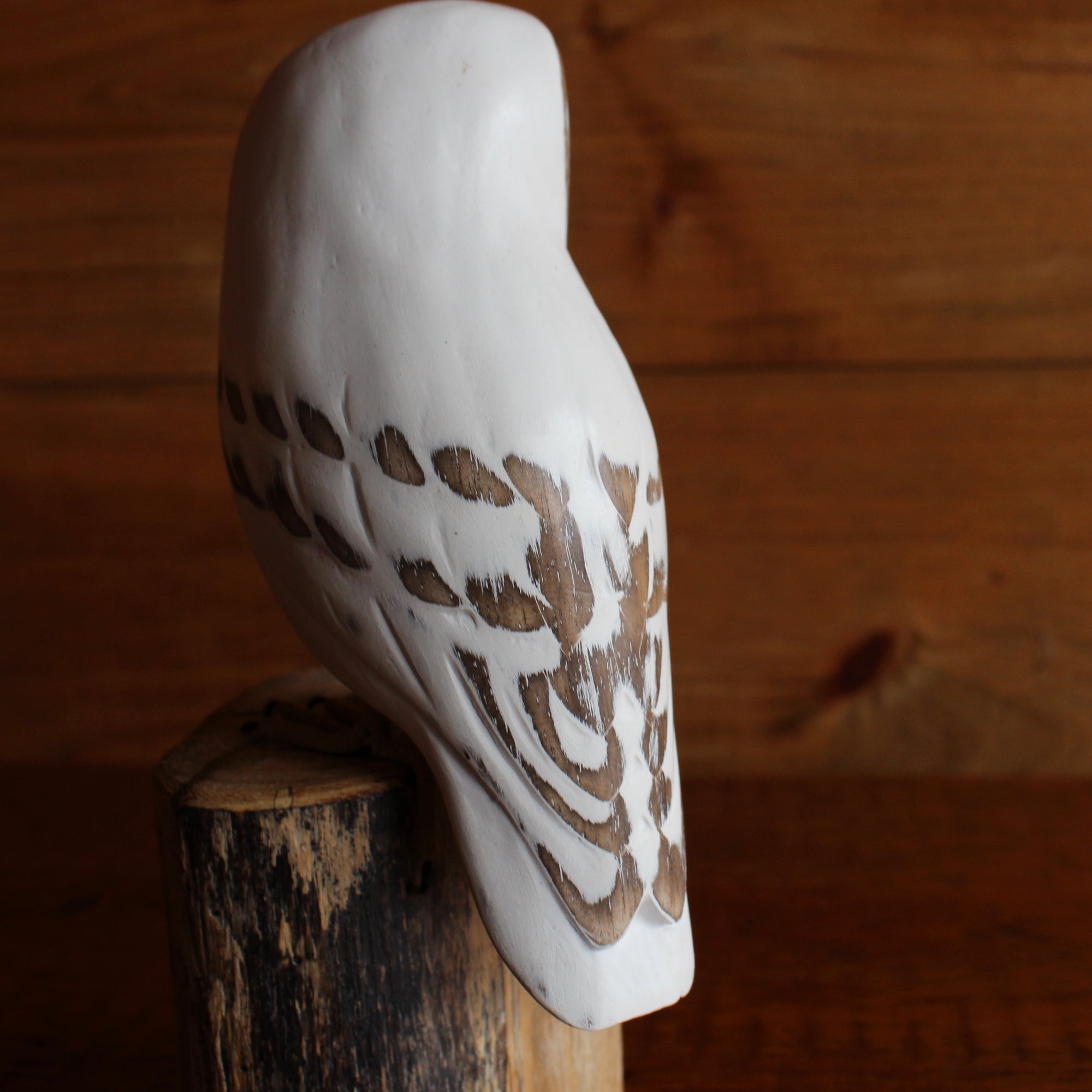 Barn Owl Carving  Adirondack Rustic Furniture and Decor