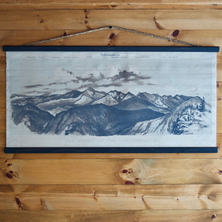 Heart of the Adirondacks Canvas Wall Chart | Dartbrook Signature Collection